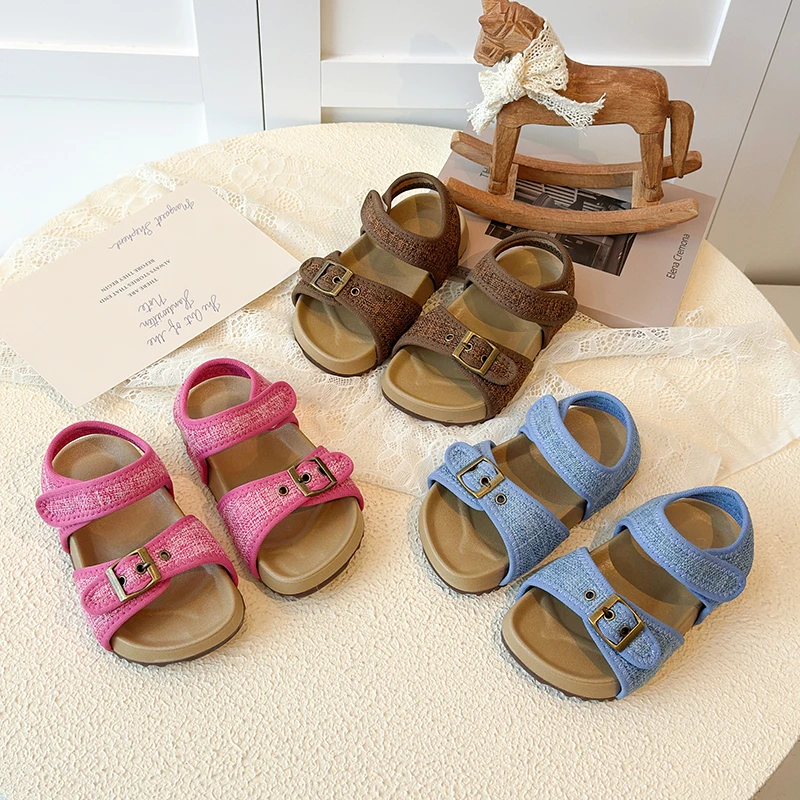 2026 Summer New Children Sandals Fashion Sporty Style Boys Girls Soft Bottom Sandals Simple Candy Color Kids Anti Kick Sandals
2026 Summer New Children Sandals Fashion Sporty Style Boys Girls Soft Bottom Sandals Simple Candy Color Kids Anti Kick Sandals