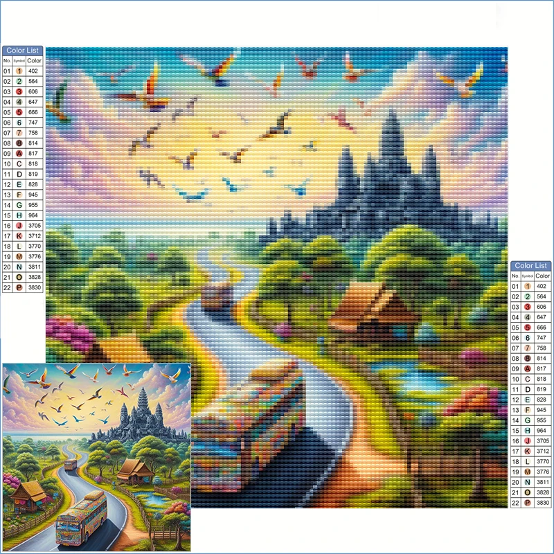 Diamond Painting 2025 An Open-air Bus On The Road To Angkor Wat Embroidery Diamond Arts And Crafts Jewelry Cross Stitch
Diamond Painting 2025 An Open-air Bus On The Road To Angkor Wat Embroidery Diamond Arts And Crafts Jewelry Cross Stitch