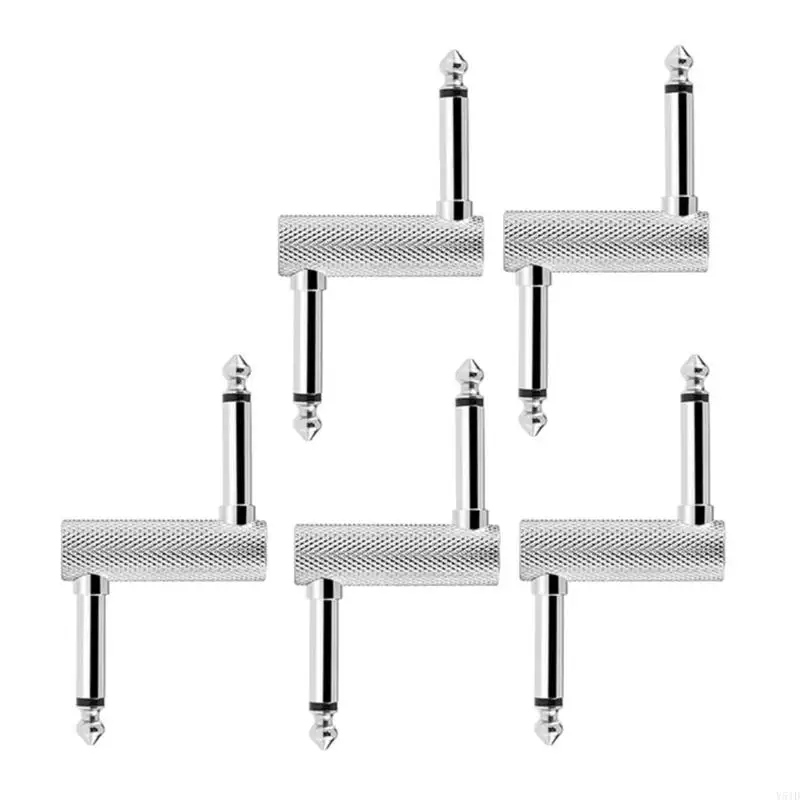 Y51D 5Pcs Guitar Pedal Connector Couplers Male to Male Offsets Plug Adaptor for Guitar Pedal Board Instead of Patches Cable
Y51D 5Pcs Guitar Pedal Connector Couplers Male to Male Offsets Plug Adaptor for Guitar Pedal Board Instead of Patches Cable