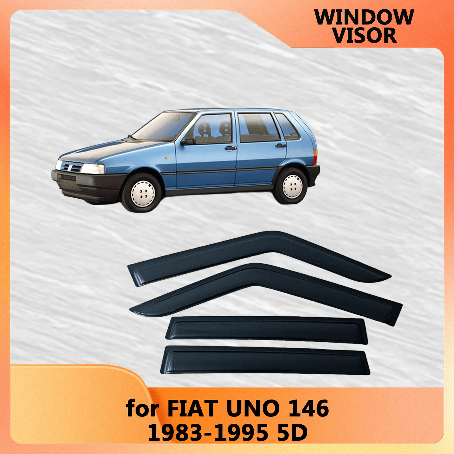 Ветровые дефлекторы, оконный козырек для FIAT UNO 146 5-DOOR 1983-1990 1991 1992 1993 1994 1995, защита от дождя, дверной козырек, вентиляционные шторы
Ветровые дефлекторы, оконный козырек для FIAT UNO 146 5-DOOR 1983-1990 1991 1992 1993 1994 1995, защита от дождя, дверной козырек, вентиляционные шторы