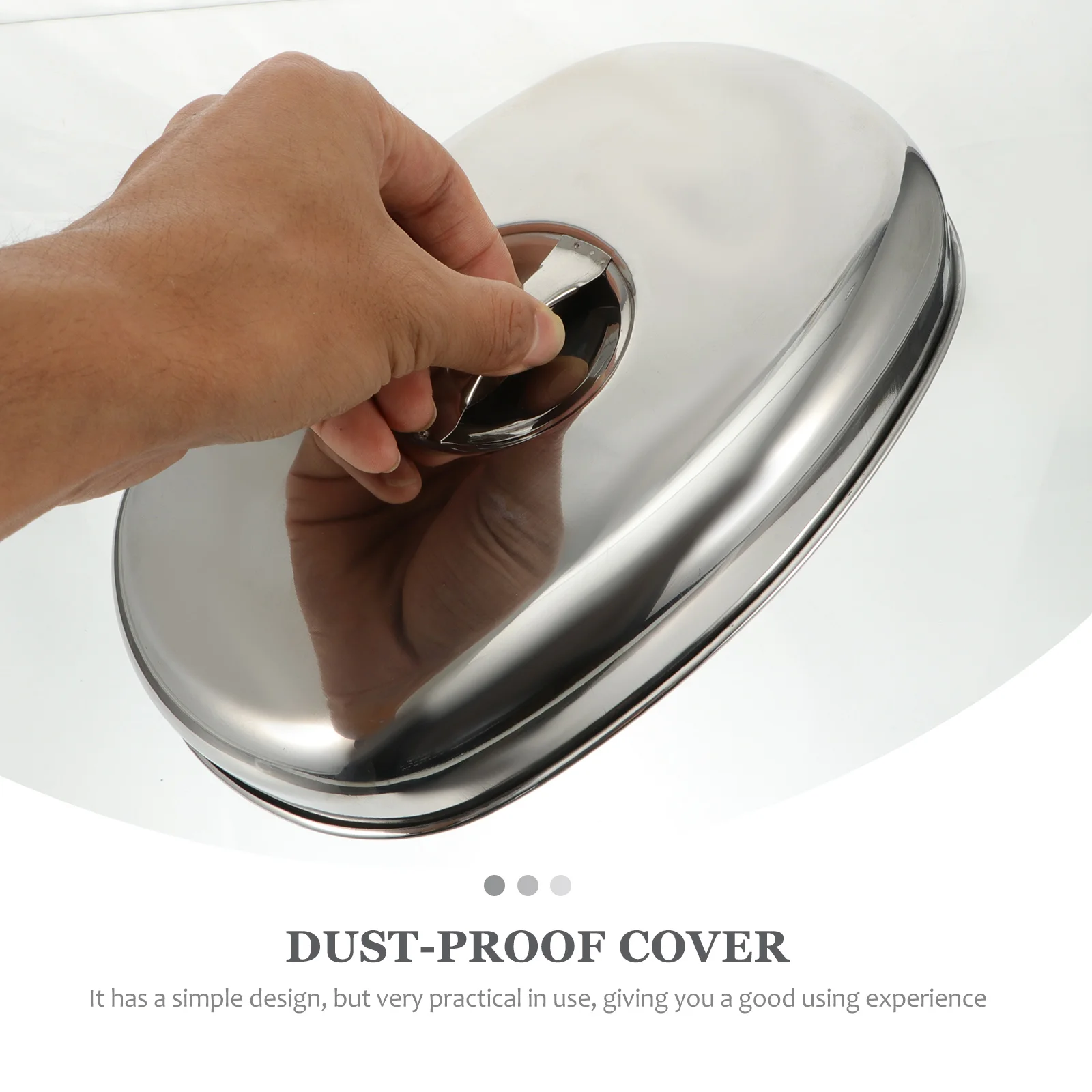 Dust-proof Cover Stainless Steel Dessert Food Covers Home Protective Large Size Thickened Tray Lid Anti-fly Mosquito-proof
Dust-proof Cover Stainless Steel Dessert Food Covers Home Protective Large Size Thickened Tray Lid Anti-fly Mosquito-proof
