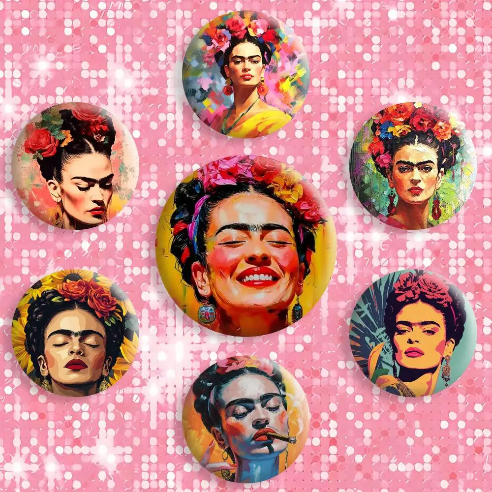 F-FridaS-S K-KahloES Brooches Cartoon Badge Pins Backpack Hat Accessories Friend Gift
F-FridaS-S K-KahloES Brooches Cartoon Badge Pins Backpack Hat Accessories Friend Gift