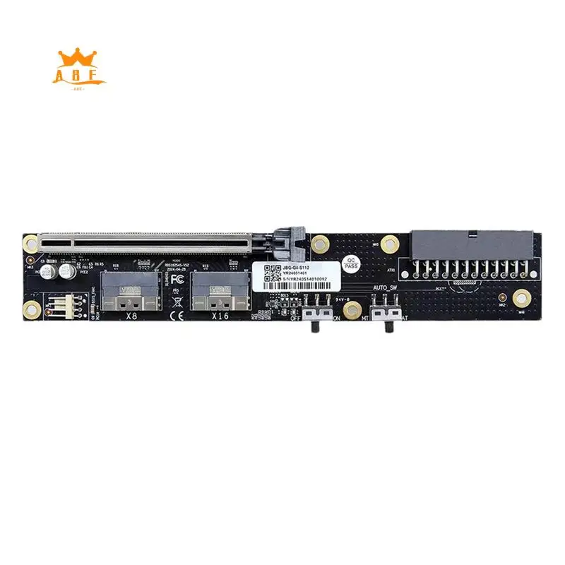 A08E-2Port Slimsas External Card Pcie4.0 X16 Laptop To External Video Graphics Card Pcie4.0 X16 To Slimsas 8654 PC Adapter
A08E-2Port Slimsas External Card Pcie4.0 X16 Laptop To External Video Graphics Card Pcie4.0 X16 To Slimsas 8654 PC Adapter