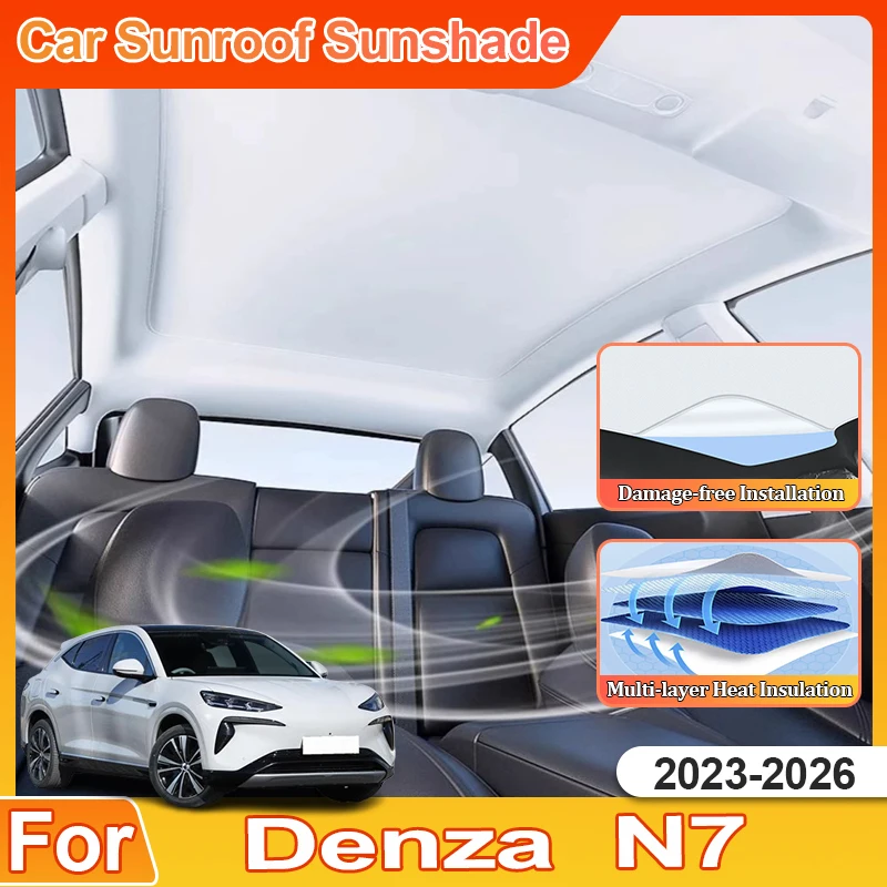 For Denza N7 Accessories 2023 2024 2025 2026 Anti UV Heat Insulation Car Sunshades Sun Protection Skylight Blind Sun Parts Tools
For Denza N7 Accessories 2023 2024 2025 2026 Anti UV Heat Insulation Car Sunshades Sun Protection Skylight Blind Sun Parts Tools