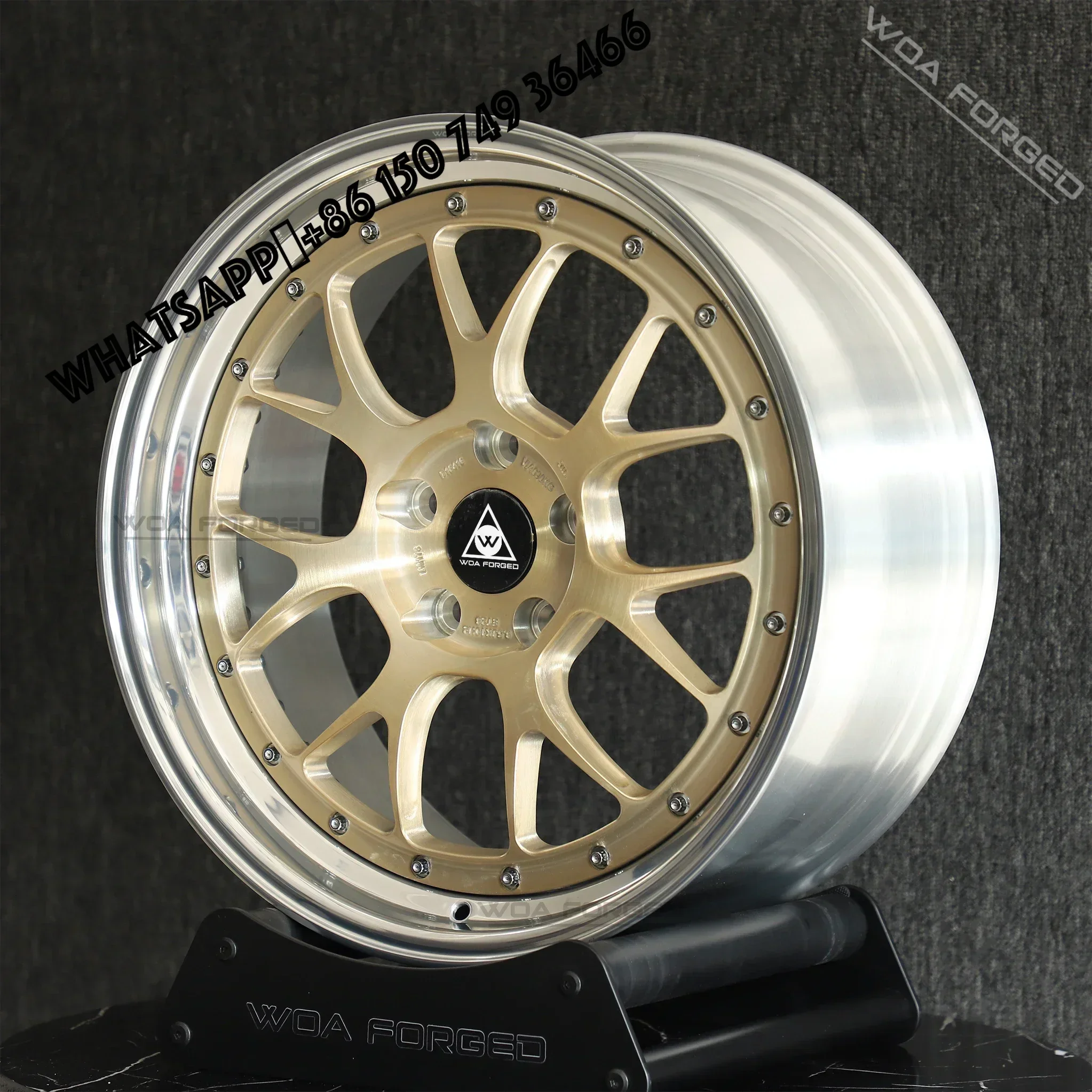 Customized 6061 BS Two-Piece Multi-Spoke Sports Wheels Brushed Gold Rose Gold Champagne Gold Forged Aluminum New 20mm 25mm 30mm
Customized 6061 BS Two-Piece Multi-Spoke Sports Wheels Brushed Gold Rose Gold Champagne Gold Forged Aluminum New 20mm 25mm 30mm