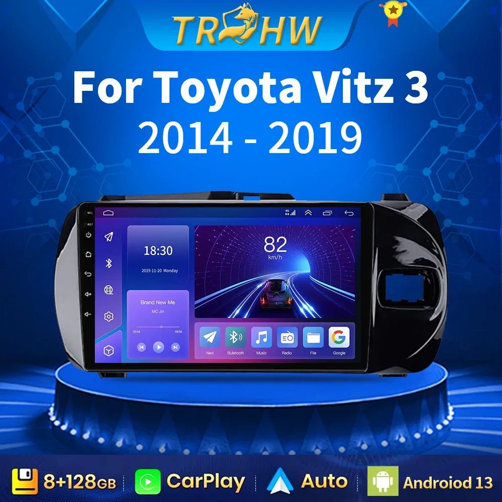 Car Mulltmedia Video Player RHD for Toyota Vitz 3 III XP130 2014 - 2019 Android OS System HD Touch Screen Autoradio Auto Tools
Car Mulltmedia Video Player RHD for Toyota Vitz 3 III XP130 2014 - 2019 Android OS System HD Touch Screen Autoradio Auto Tools