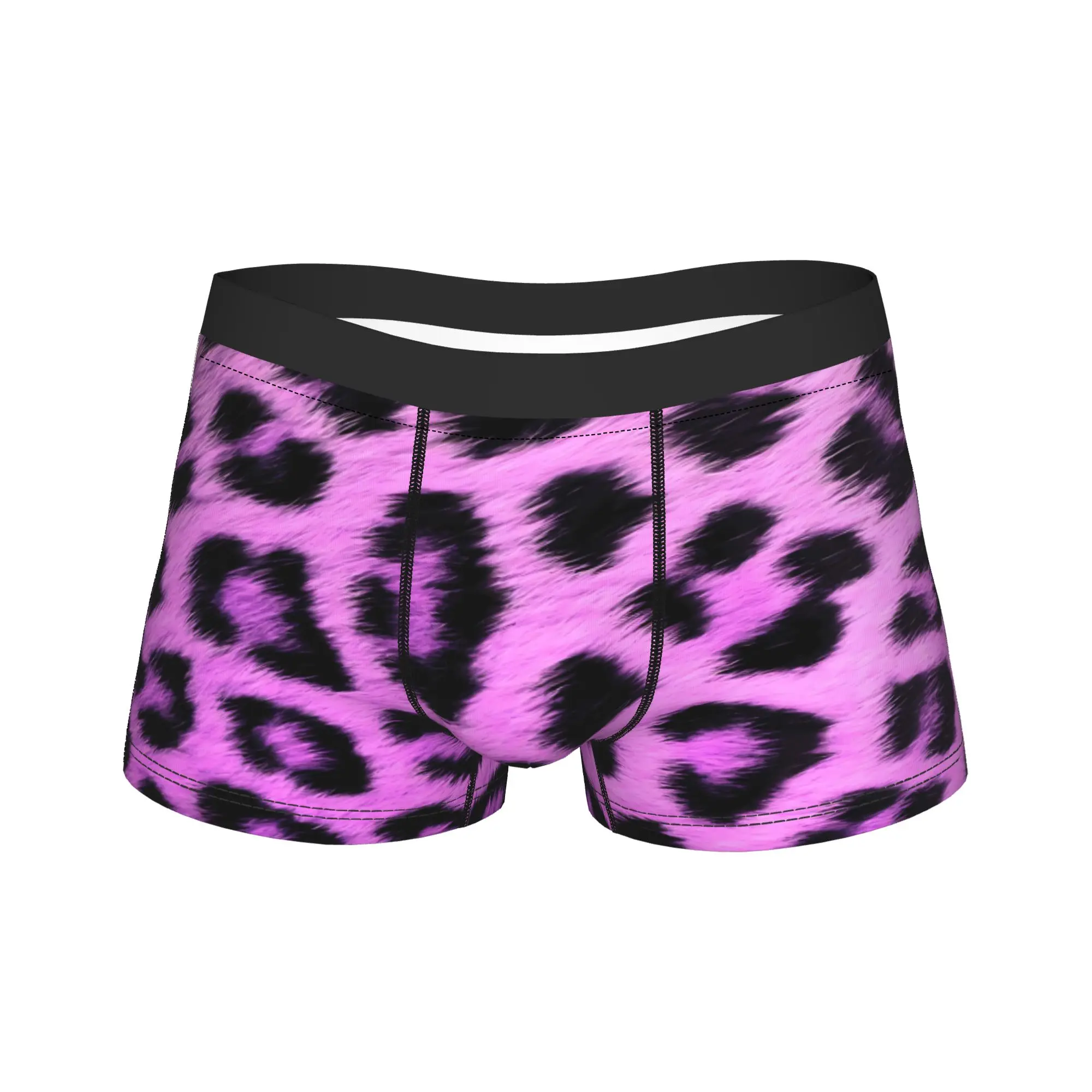 Leopard Print Men'S Boxer Briefs, Style Print Breathable Underwear, Comfortable Daily & Casual Wear
Leopard Print Men'S Boxer Briefs, Style Print Breathable Underwear, Comfortable Daily & Casual Wear