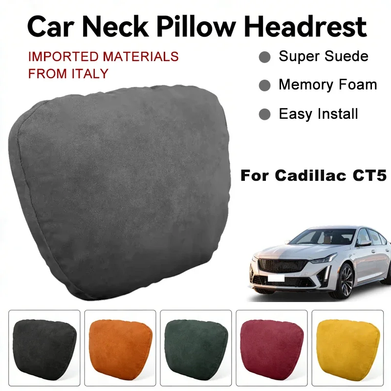 Italy Suede Car Neck Rest Pillow For Cadillac CT5 Seat Head Neck Support Cushion Auto Interior Accessories
Italy Suede Car Neck Rest Pillow For Cadillac CT5 Seat Head Neck Support Cushion Auto Interior Accessories