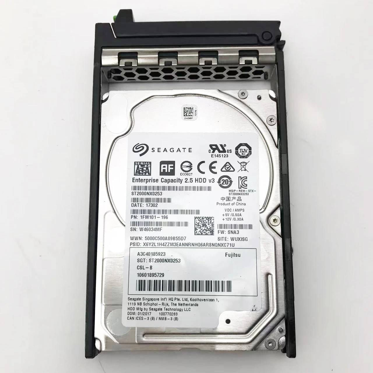 Жесткий диск A3C40185923 ST2000NX0253 2 ТБ 7,2 K SATA 6G 2,5 для RX2530 RX25
Жесткий диск A3C40185923 ST2000NX0253 2 ТБ 7,2 K SATA 6G 2,5 для RX2530 RX25