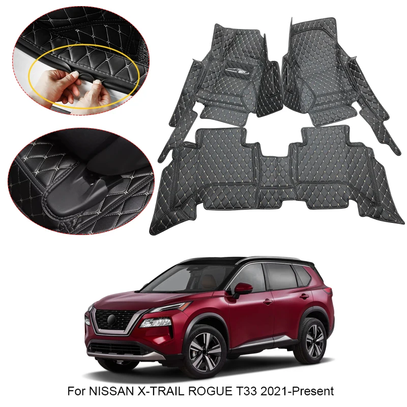3D Full Surround Car Floor Mat For Nissan X-TRAIL Rogue T33 2021-2025 Liner Foot Pad Carpet PU Leather Waterproof Cover Auto
3D Full Surround Car Floor Mat For Nissan X-TRAIL Rogue T33 2021-2025 Liner Foot Pad Carpet PU Leather Waterproof Cover Auto