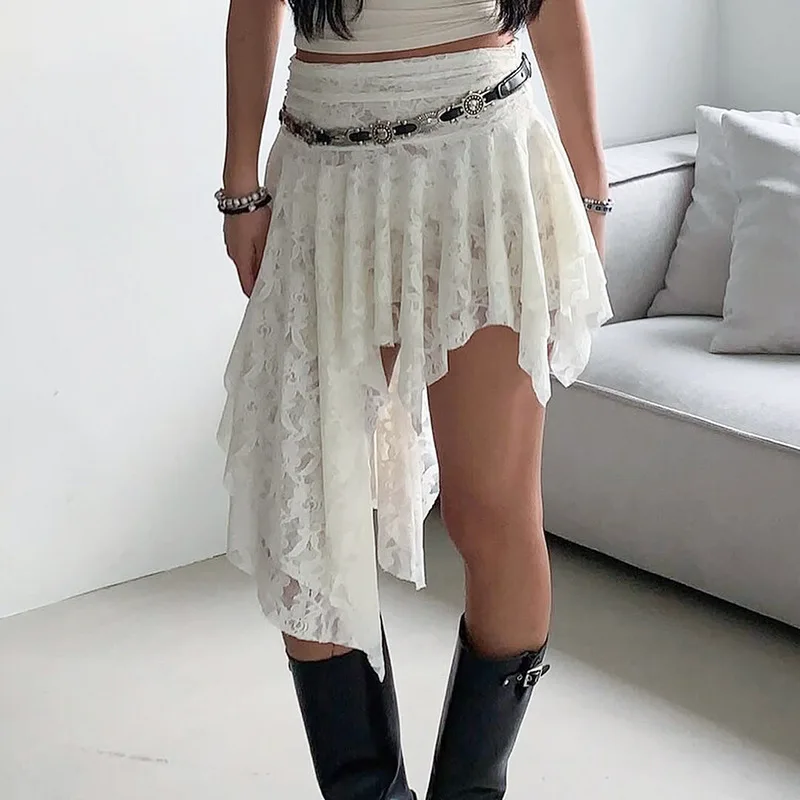 Ins Style Women's Clothing 2025 Spring/summer New Item Irregular Design Sense Spicy Girl Pure Desire Style Lace Skirt
Ins Style Women's Clothing 2025 Spring/summer New Item Irregular Design Sense Spicy Girl Pure Desire Style Lace Skirt