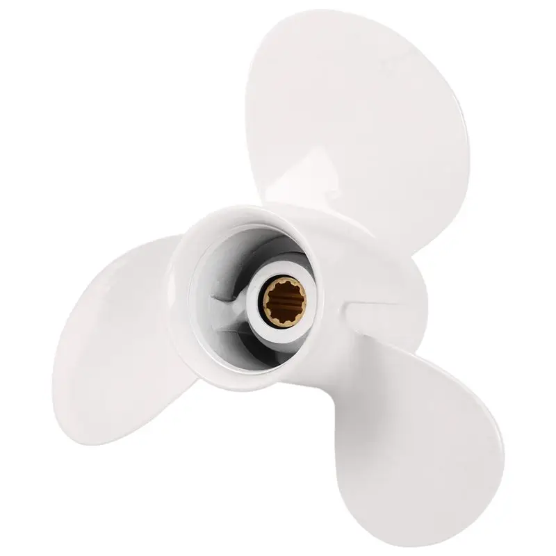 AB61-664-45949-02-El Marine Boat Outboard Propeller 9 7/8 X 13 For 20-30Hp Right-Hand Rotation 3 Blades White
AB61-664-45949-02-El Marine Boat Outboard Propeller 9 7/8 X 13 For 20-30Hp Right-Hand Rotation 3 Blades White