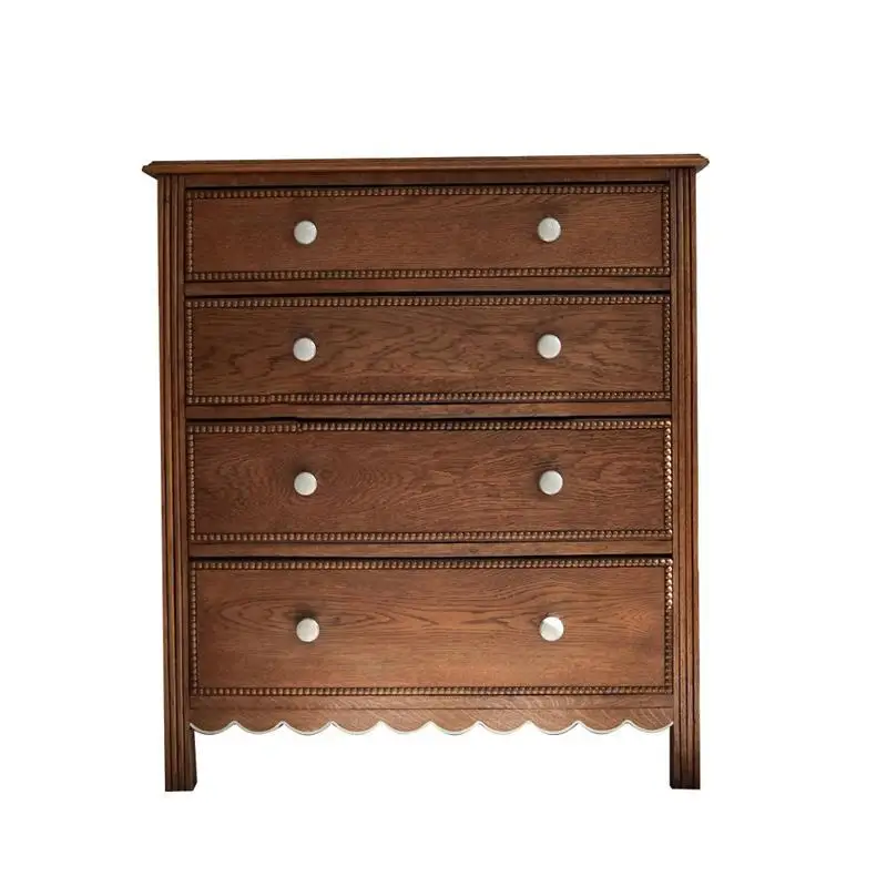 American solid wood chest, French retro carved locker, antique porch cabinet, small apartment
American solid wood chest, French retro carved locker, antique porch cabinet, small apartment