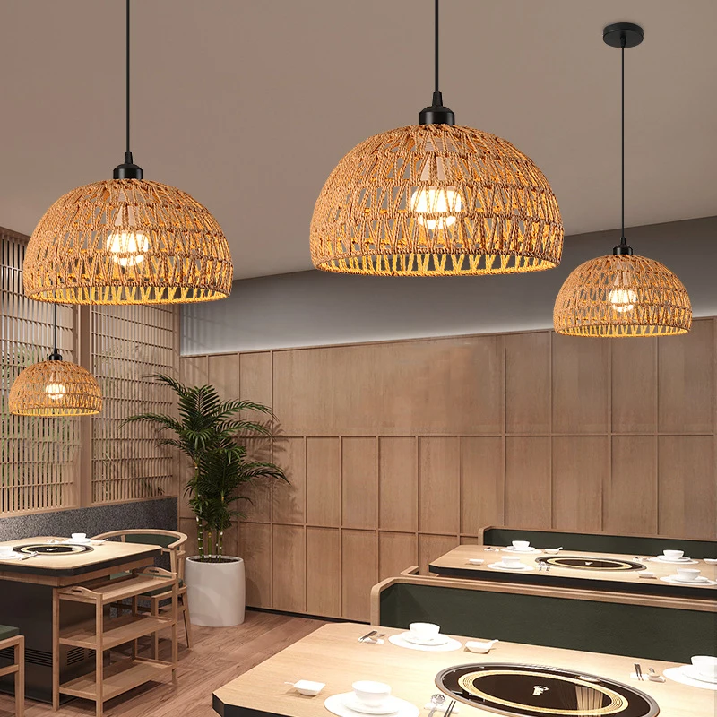Rattan Pendant Lights E27 LED Chinese Classical Hand Woven Bedroom Hanging Lamps For Chandelier Home Decoration Light Fixture
Rattan Pendant Lights E27 LED Chinese Classical Hand Woven Bedroom Hanging Lamps For Chandelier Home Decoration Light Fixture