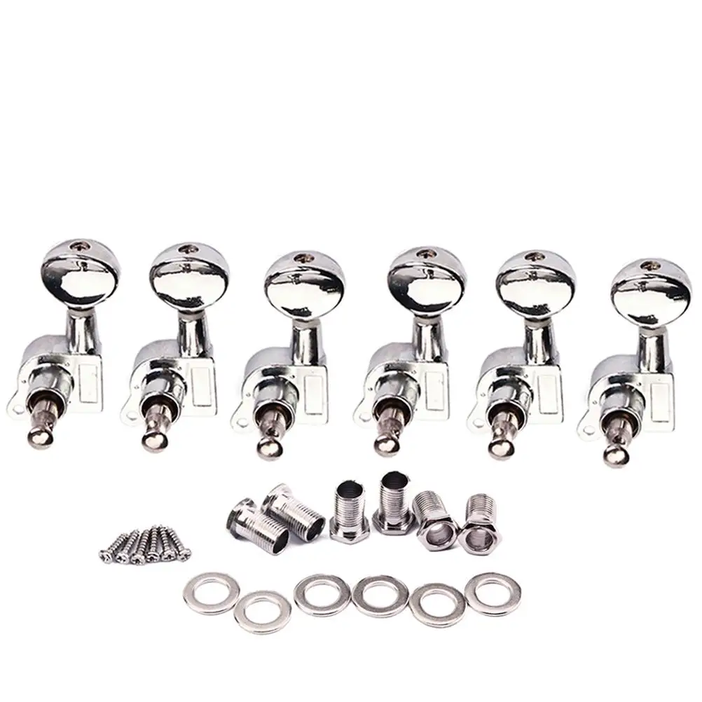 Electric Guitar Tuning Pegs Metal Body Adjuster Replacement Machine Heads Strong Endurance Fix Strings Improve Sound
Electric Guitar Tuning Pegs Metal Body Adjuster Replacement Machine Heads Strong Endurance Fix Strings Improve Sound