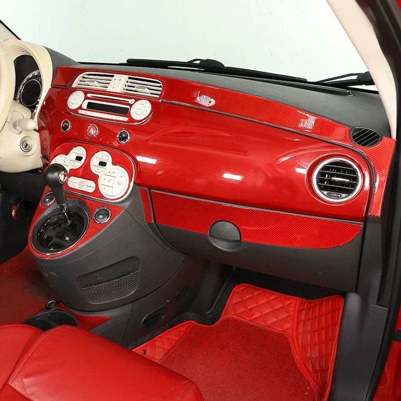 soft carbon fiber For Fiat 500 2007-2019 car gear panel decorative sticker car interior and exterior accessories Car kit
soft carbon fiber For Fiat 500 2007-2019 car gear panel decorative sticker car interior and exterior accessories Car kit