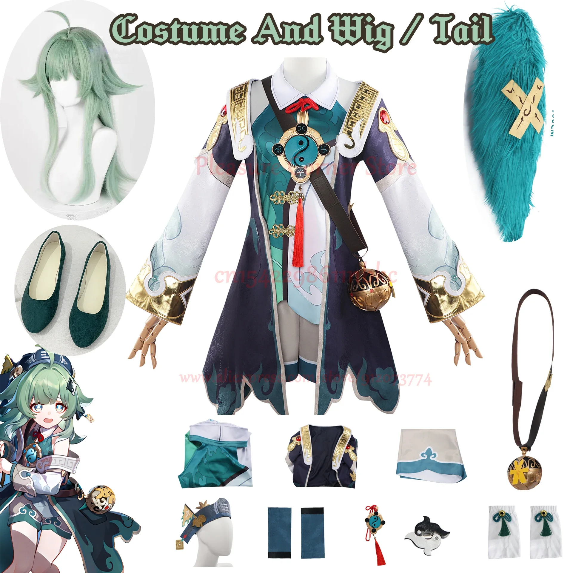 CosplayHonkai Star Rail Huohuo Cosplay Costume Full Set Outfit Uniform Dress Huo Huo Cosplay Honkai Start Rail Cosplay Wig Shoes
CosplayHonkai Star Rail Huohuo Cosplay Costume Full Set Outfit Uniform Dress Huo Huo Cosplay Honkai Start Rail Cosplay Wig Shoes