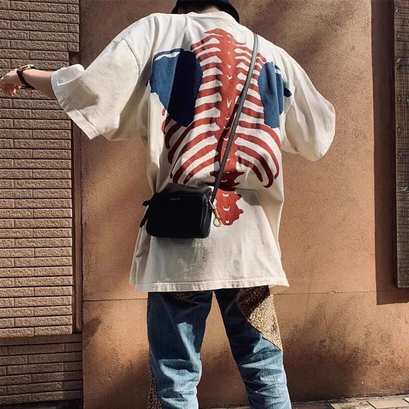 Summer Korean retro ins printed T shirt Fashion American Harajuku personality y2k street hip hop men and women half sleeved top
Summer Korean retro ins printed T shirt Fashion American Harajuku personality y2k street hip hop men and women half sleeved top