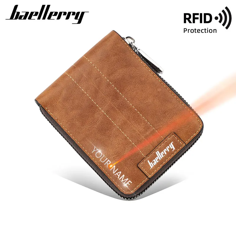 Baellerry Новый RFID Мужской Короткий кошелек Бесплатное имя Резьба по роскошным кредитным картам Мужской кошелек за монеты
Baellerry Новый RFID Мужской Короткий кошелек Бесплатное имя Резьба по роскошным кредитным картам Мужской кошелек за монеты