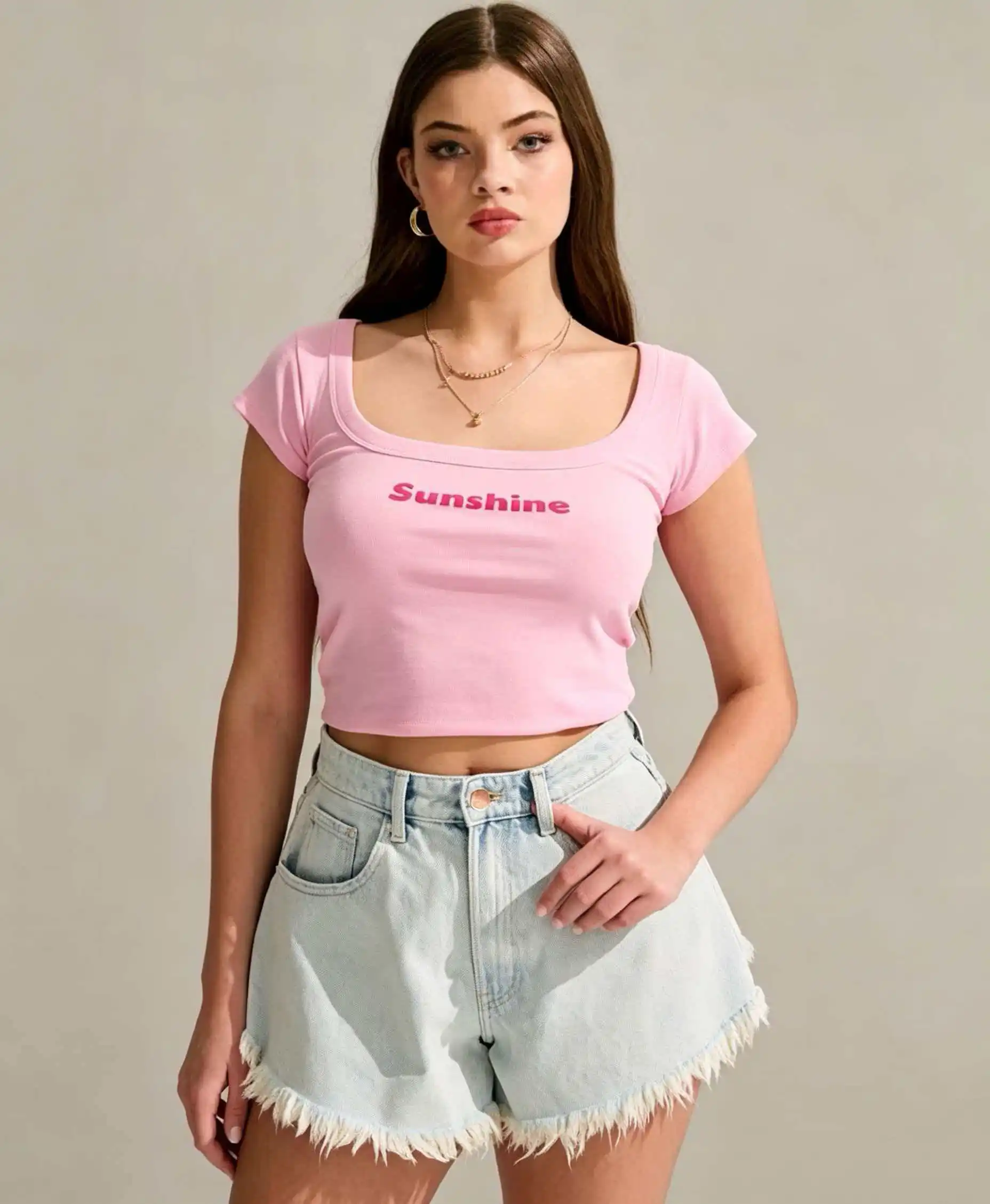 Light Blue High Waist Frayed Hem Denim Shorts Summer A-Line Shorts Casual High Waist Jeans Shorts for Women
Light Blue High Waist Frayed Hem Denim Shorts Summer A-Line Shorts Casual High Waist Jeans Shorts for Women