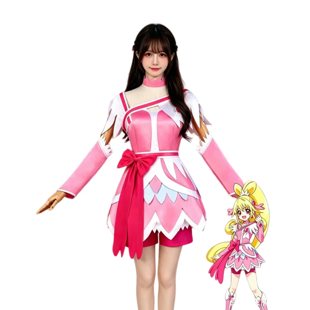 Pretty Cure Aida Mana Cure Heart Cosplay Costume Wig Set
Pretty Cure Aida Mana Cure Heart Cosplay Costume Wig Set