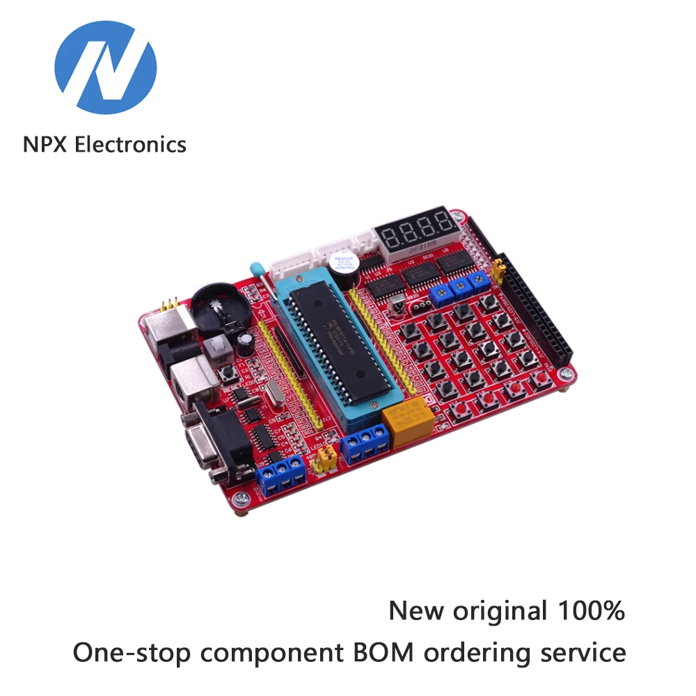 PIC development board, single-chip microcontroller learning board, PIC16F877A development board, experimental board
PIC development board, single-chip microcontroller learning board, PIC16F877A development board, experimental board