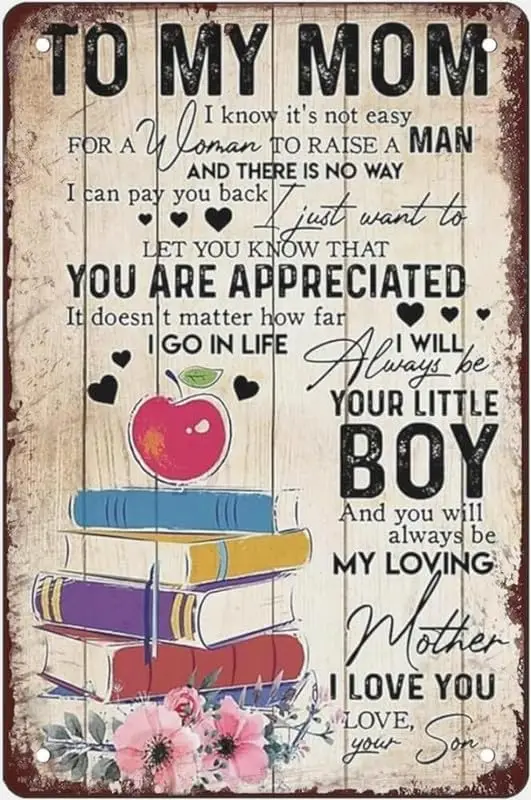Compladeta Classroom Decor To My Teacher Mom Floral Poster Mother Day Gift Metal Tin Sign School Positive Affirmation Metal Sign
Compladeta Classroom Decor To My Teacher Mom Floral Poster Mother Day Gift Metal Tin Sign School Positive Affirmation Metal Sign