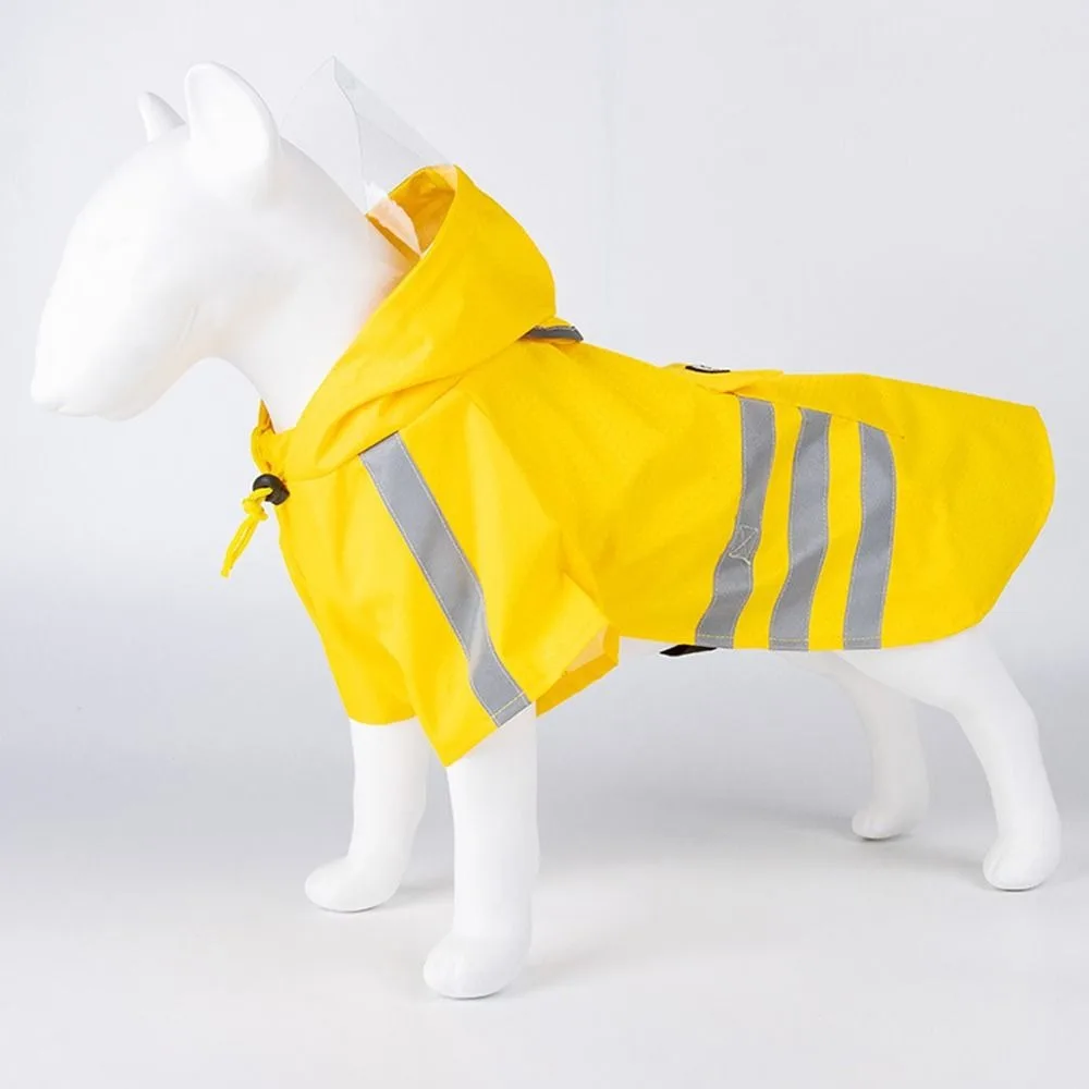 Waterproof Windproof Pet Hooded Raincoat Adjustable with Reflective Strip Pet Rain Jacket Fashion High-Visibility Dog Clothes
Waterproof Windproof Pet Hooded Raincoat Adjustable with Reflective Strip Pet Rain Jacket Fashion High-Visibility Dog Clothes