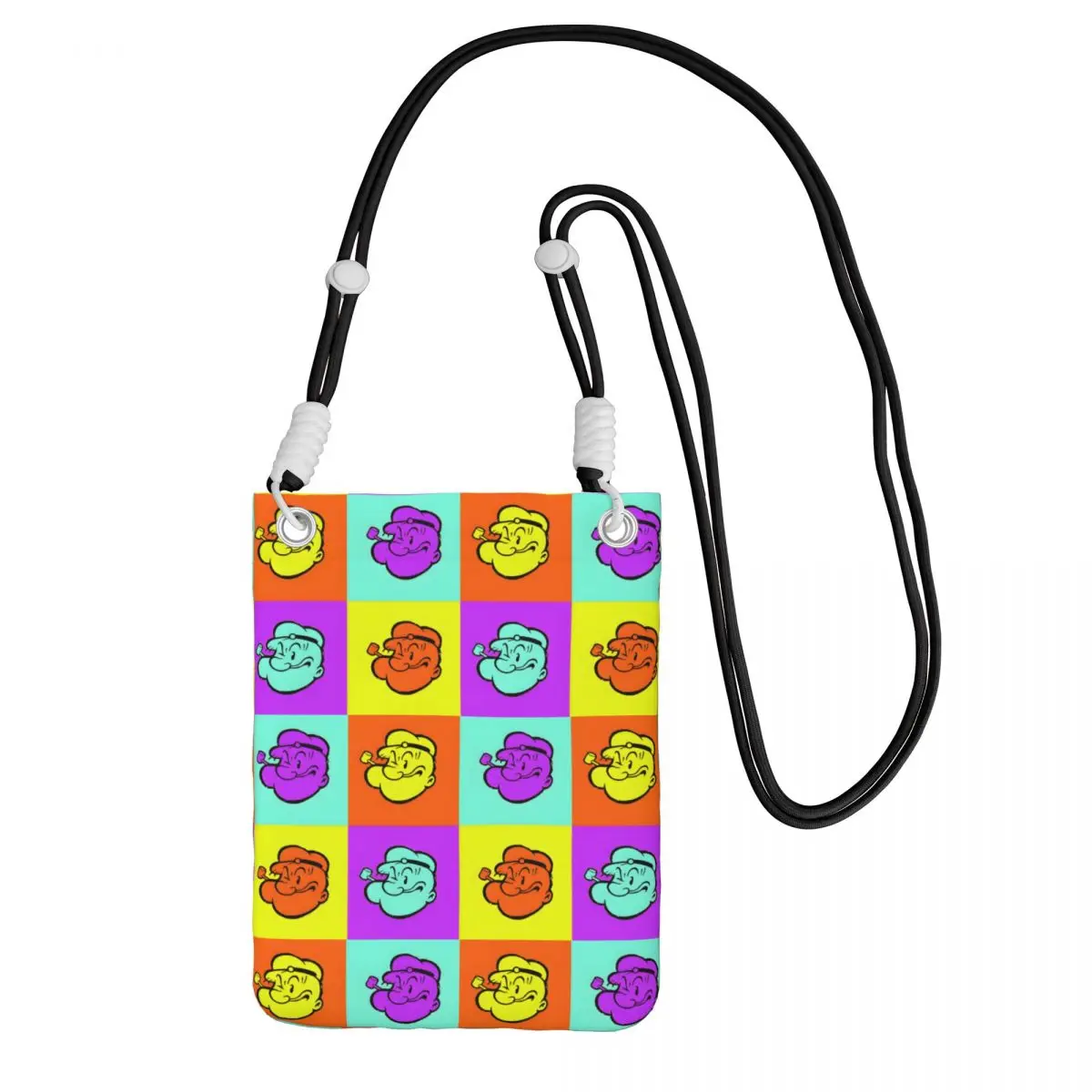 Custom P-Popeyes Carry A Mobile Phone Bag Diagonally Women Men Cartoon Character Shoulder Crossbody Bag Detachable Strap Walk 
Custom P-Popeyes Carry A Mobile Phone Bag Diagonally Women Men Cartoon Character Shoulder Crossbody Bag Detachable Strap Walk