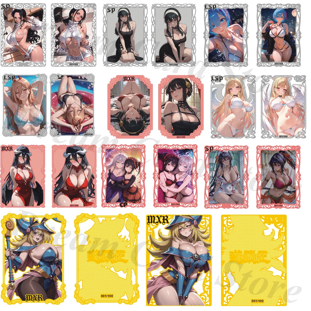 New Goddess Story One Piece Demon Slayer Metal Cards Nami Yor Gorger Rem Power Anime Girl Bikini LSP SP Metal Card Kids Toy Gift
New Goddess Story One Piece Demon Slayer Metal Cards Nami Yor Gorger Rem Power Anime Girl Bikini LSP SP Metal Card Kids Toy Gift