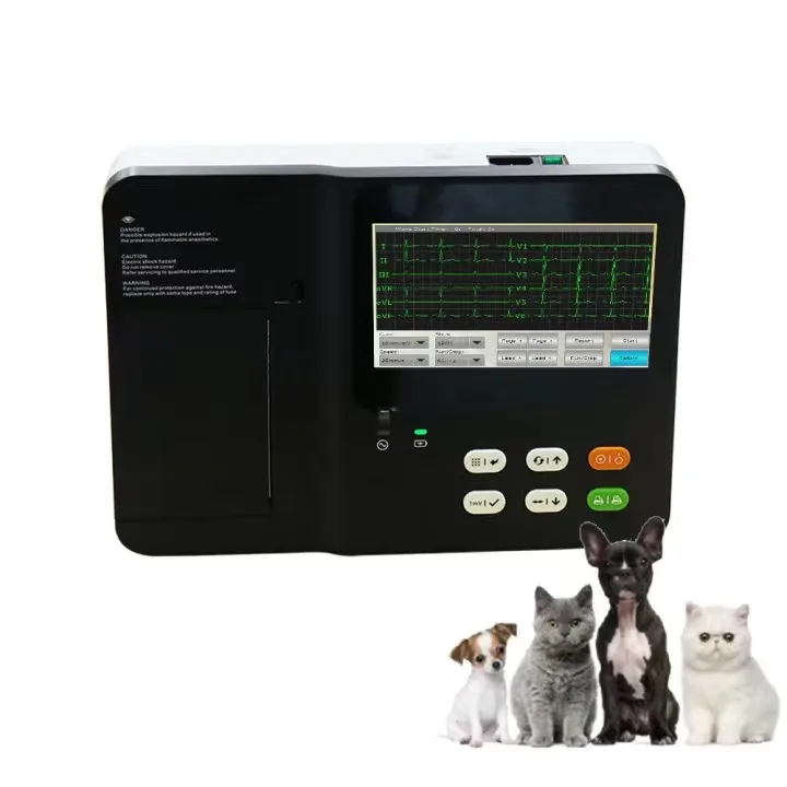 03 Vet 3 Channel Veterinary Electrocardiograph Hot Selling Multifunctional Portable
03 Vet 3 Channel Veterinary Electrocardiograph Hot Selling Multifunctional Portable
