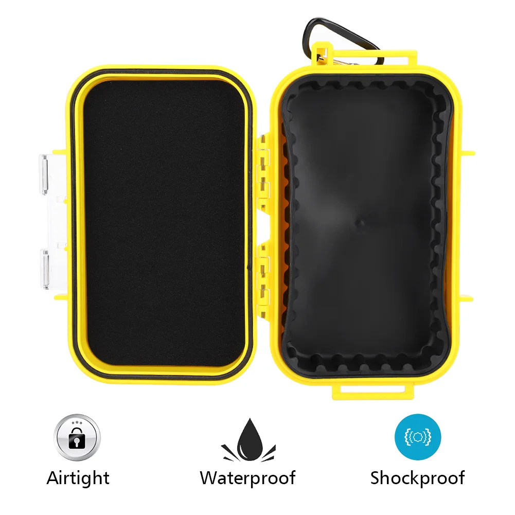 Waterproof Shockproof Storage Case for Outdoor Survival - 19x12x5cm ABS Material with Detachable Rubber Pad and Multiple Colors
Waterproof Shockproof Storage Case for Outdoor Survival - 19x12x5cm ABS Material with Detachable Rubber Pad and Multiple Colors