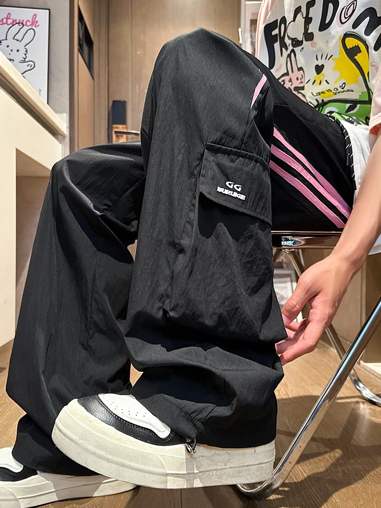 Ice Silk Thin Casual Pants Men's Summer Workwear Loose Straight Leg Breathable Sporty Style Multi-Pocket Long Trousers
Ice Silk Thin Casual Pants Men's Summer Workwear Loose Straight Leg Breathable Sporty Style Multi-Pocket Long Trousers