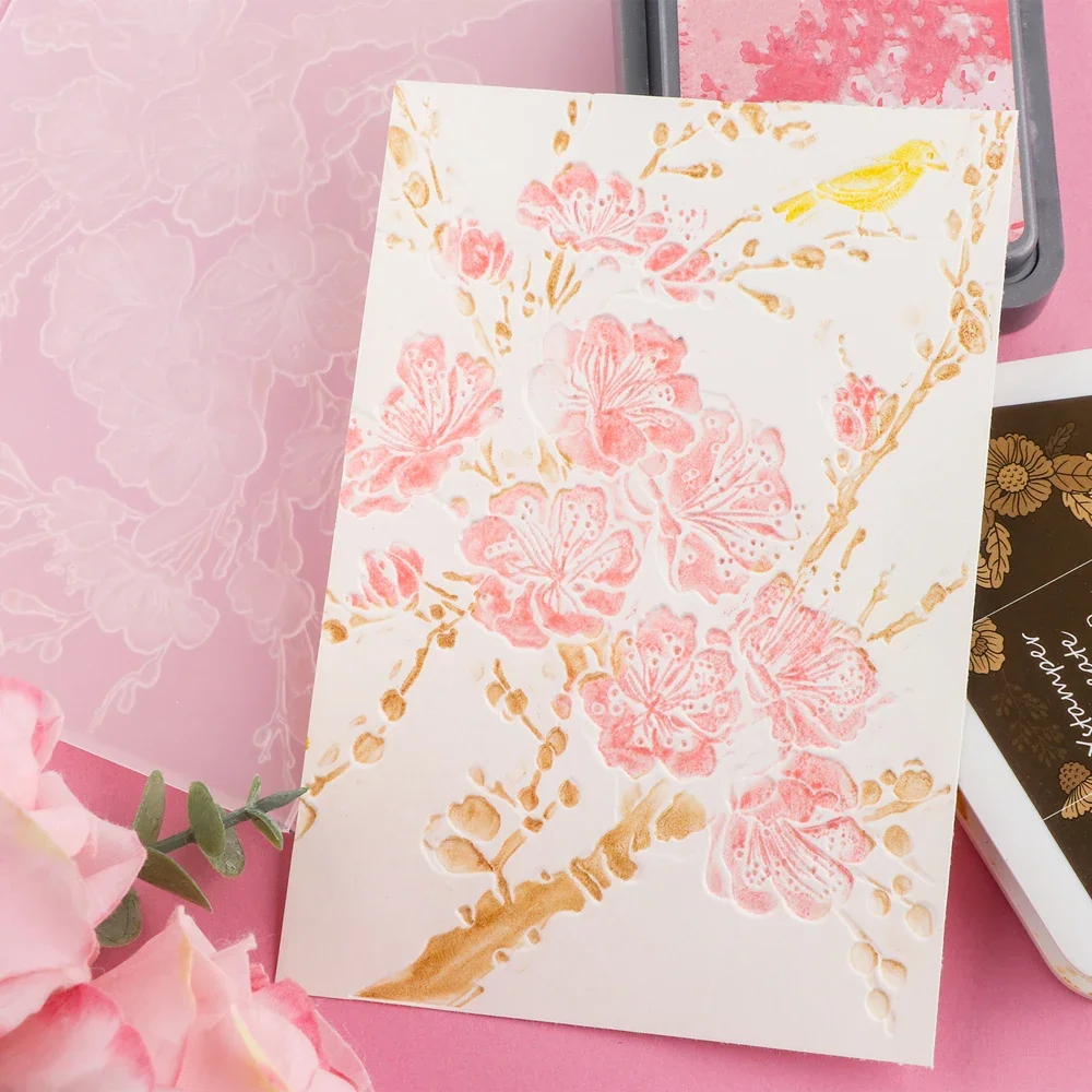 Spring Decor, Plum flower 3D Embossing Folder for Adding Textured Detail To Paper Crafting Wedding Card Making Supplies
Spring Decor, Plum flower 3D Embossing Folder for Adding Textured Detail To Paper Crafting Wedding Card Making Supplies