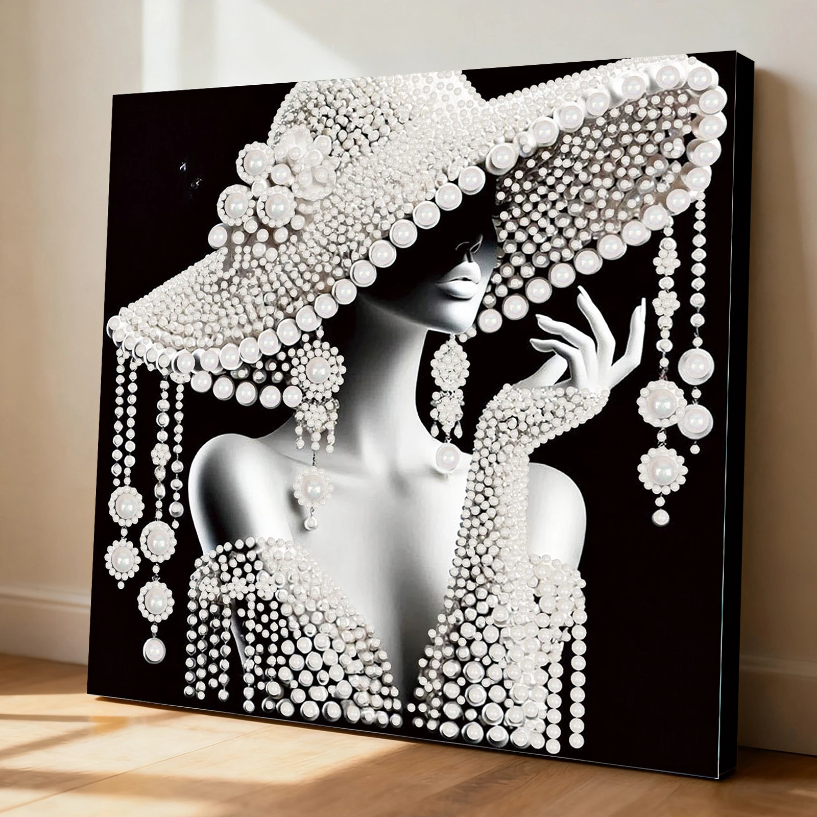 Creative DIY Pearl Painting Kit with Rhinestones on Canvas for Home Bedroom Living Room Decor Arts and Crafts Supplies
Creative DIY Pearl Painting Kit with Rhinestones on Canvas for Home Bedroom Living Room Decor Arts and Crafts Supplies