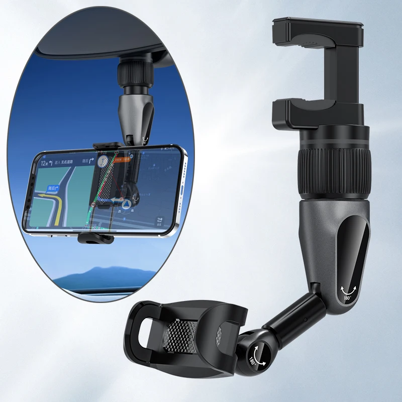 Multifunctional Car Rearview Mirror Cell Phone Mount Adjustable Car Mobile Phone Holder Clip Car Seat Back Bracket GPS Support
Multifunctional Car Rearview Mirror Cell Phone Mount Adjustable Car Mobile Phone Holder Clip Car Seat Back Bracket GPS Support