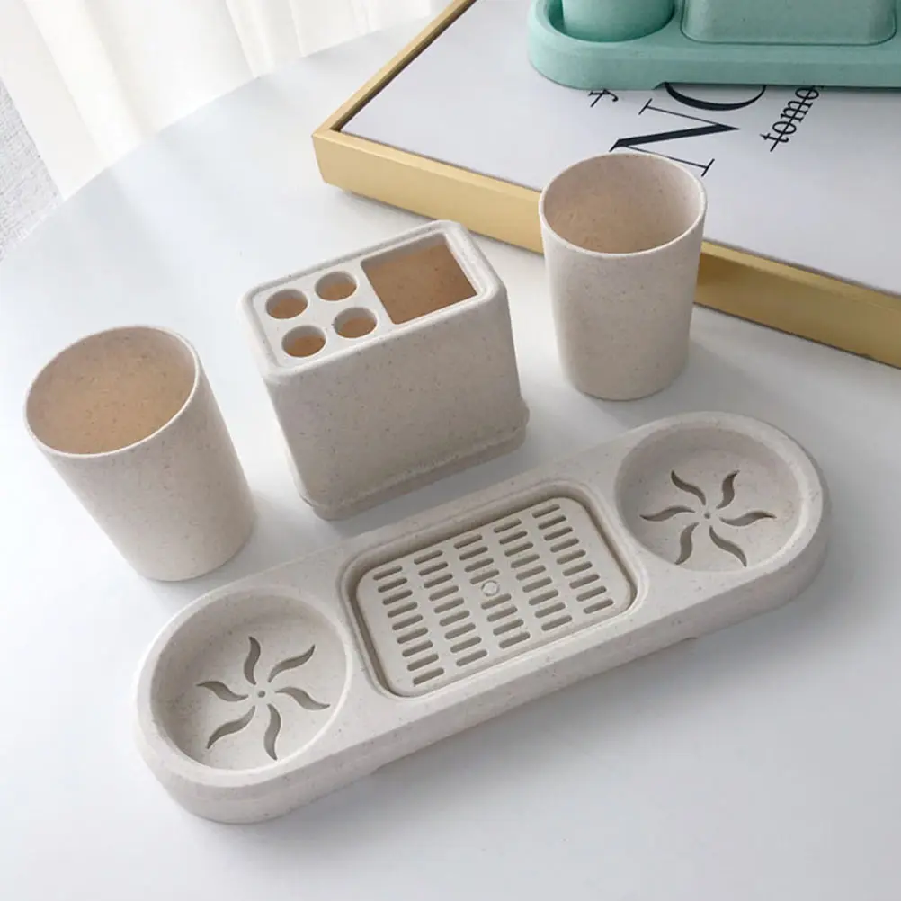 1 set White Toothbrush Toothpaste Holder Set Bathroom Rack Drainage Cups Anti-Slip PP Plastic Kids Electric Toothbrush Storage
1 set White Toothbrush Toothpaste Holder Set Bathroom Rack Drainage Cups Anti-Slip PP Plastic Kids Electric Toothbrush Storage