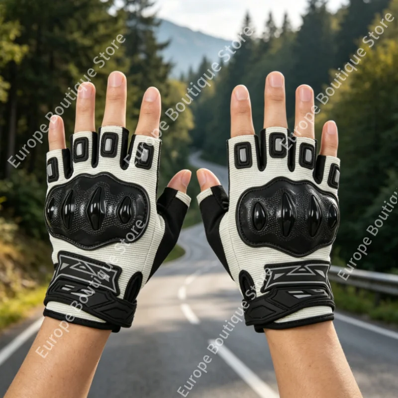 Mobaidao Summer Breathable Half Finger Motorcycle Gloves Anti Fall Shock Absorption Protective Riding Equipment For Men Women
Mobaidao Summer Breathable Half Finger Motorcycle Gloves Anti Fall Shock Absorption Protective Riding Equipment For Men Women