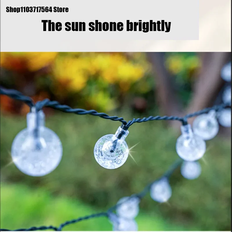 LED Solar camping lights String bubble ball star lights Outdoor string lights Full of star camping tent atmosphere lights
LED Solar camping lights String bubble ball star lights Outdoor string lights Full of star camping tent atmosphere lights