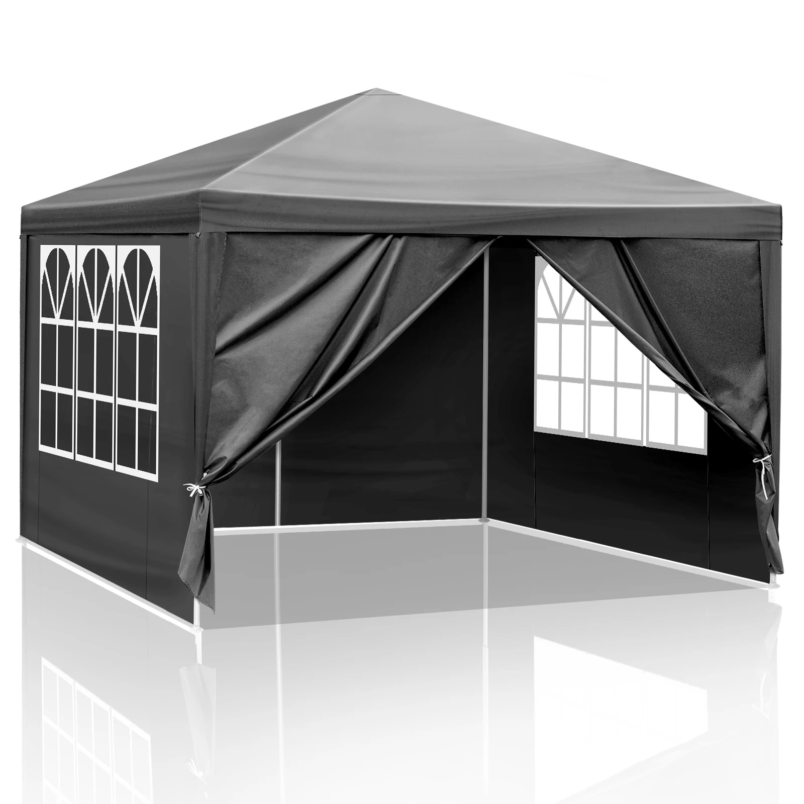 10'x10' Blue Waterproof Gazebo, Outdoor Canopy Tent for Wedding BBQ Party
10'x10' Blue Waterproof Gazebo, Outdoor Canopy Tent for Wedding BBQ Party