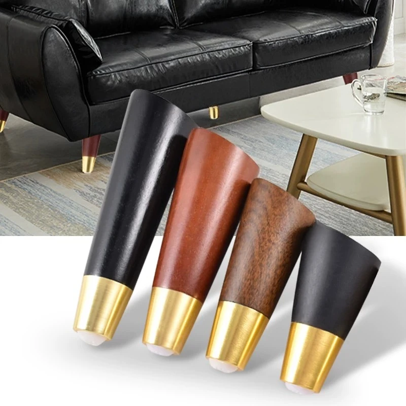 Modern Minimalist Furniture with Solid Wood Copper Sleeves Sofa Legs Wooden TV Cabinet Legs Table and Chair Legs
Modern Minimalist Furniture with Solid Wood Copper Sleeves Sofa Legs Wooden TV Cabinet Legs Table and Chair Legs