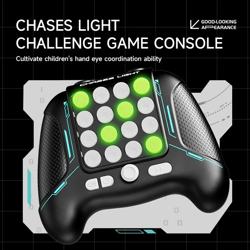 Chases Light Игровая консоль Электронная Pop Light Up Quick Push Игровая ручка Игрушки для детей и взрослых Непоседа Антистрессовые игрушки
Chases Light Игровая консоль Электронная Pop Light Up Quick Push Игровая ручка Игрушки для детей и взрослых Непоседа Антистрессовые игрушки
