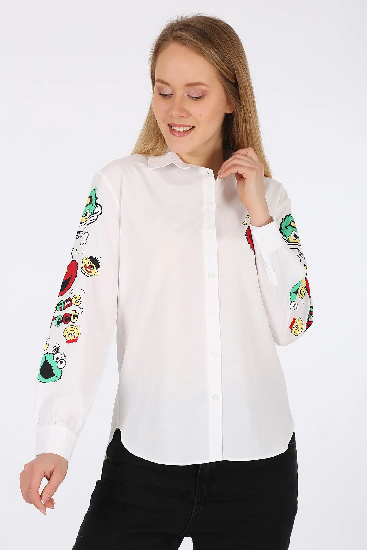 Oversize Printed Shirt 2021 Spring autumn women's shirt blouse street shirt new simple office lady long sleeve blouse
Oversize Printed Shirt 2021 Spring autumn women's shirt blouse street shirt new simple office lady long sleeve blouse