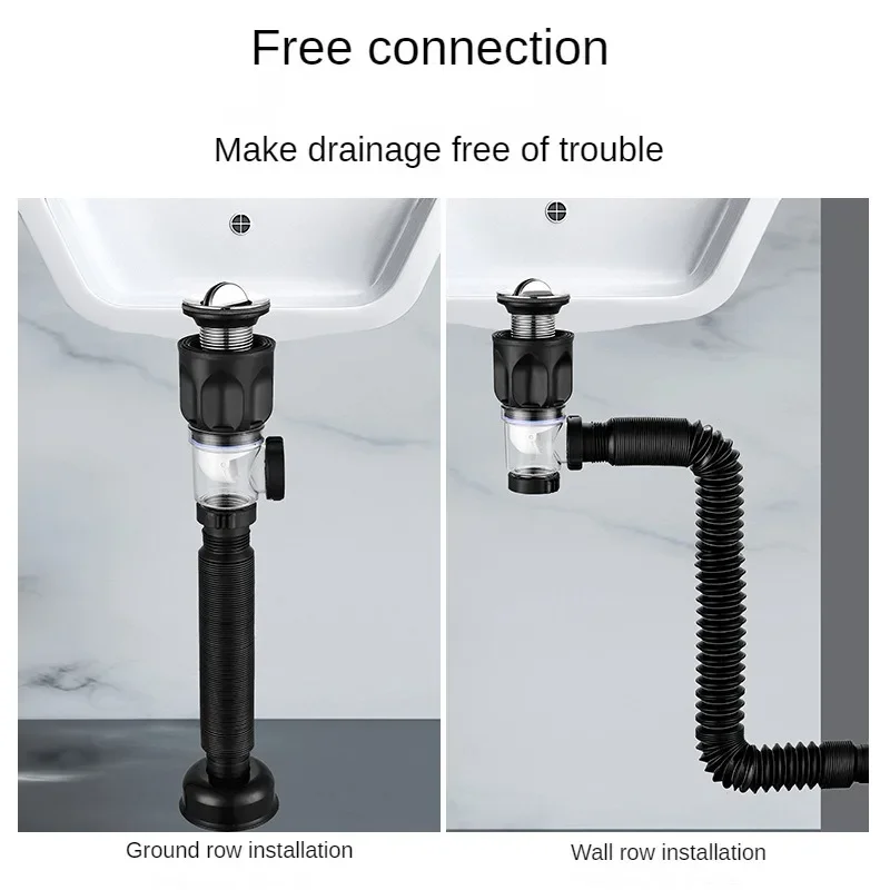 Flip Top Kitchen Sink Drain Pipe Flexible Stretchable Deodorant Strainer Pipeline Bathroom Washbasin Anti Blockage Accessories
Flip Top Kitchen Sink Drain Pipe Flexible Stretchable Deodorant Strainer Pipeline Bathroom Washbasin Anti Blockage Accessories