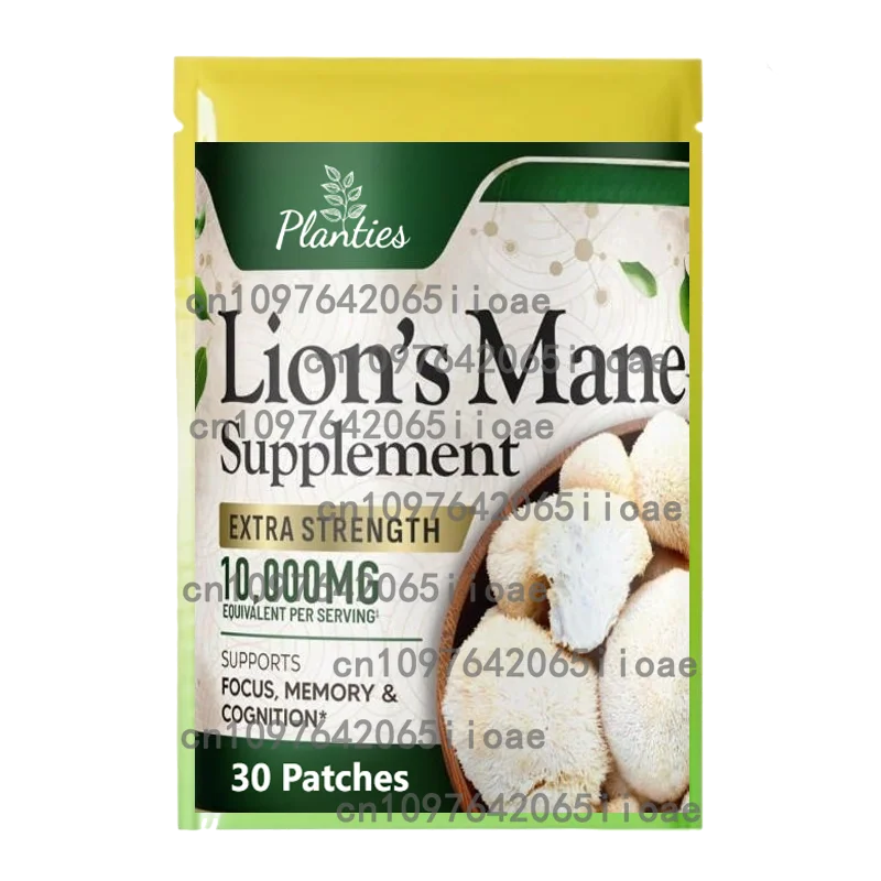 Прозрачные пластиры Lion's Mane Mushroom с кордицепсами, Reishi Mushroom-brain Boosting Focus & Energy 30 патчей 
Прозрачные пластиры Lion's Mane Mushroom с кордицепсами, Reishi Mushroom-brain Boosting Focus & Energy 30 патчей