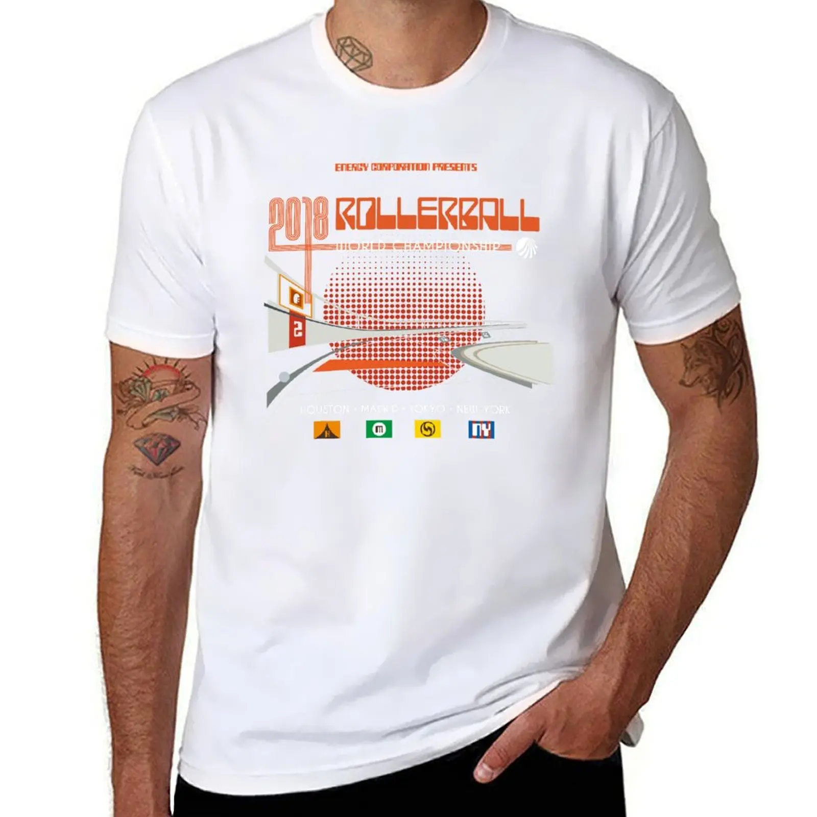 2018 ROLLERBALL Wolrd Championship T-Shirt t shirts for man pack white anime t shirts for man T-Shirt 
2018 ROLLERBALL Wolrd Championship T-Shirt t shirts for man pack white anime t shirts for man T-Shirt