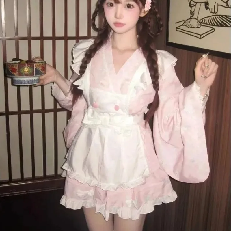 Japanese Kawaii Women 2 Piece Set Summer New Sweet Slimming Lace Strap Tops + High Waist Y2k Mini Skirt Puff Skirt Spicy Girls
Japanese Kawaii Women 2 Piece Set Summer New Sweet Slimming Lace Strap Tops + High Waist Y2k Mini Skirt Puff Skirt Spicy Girls