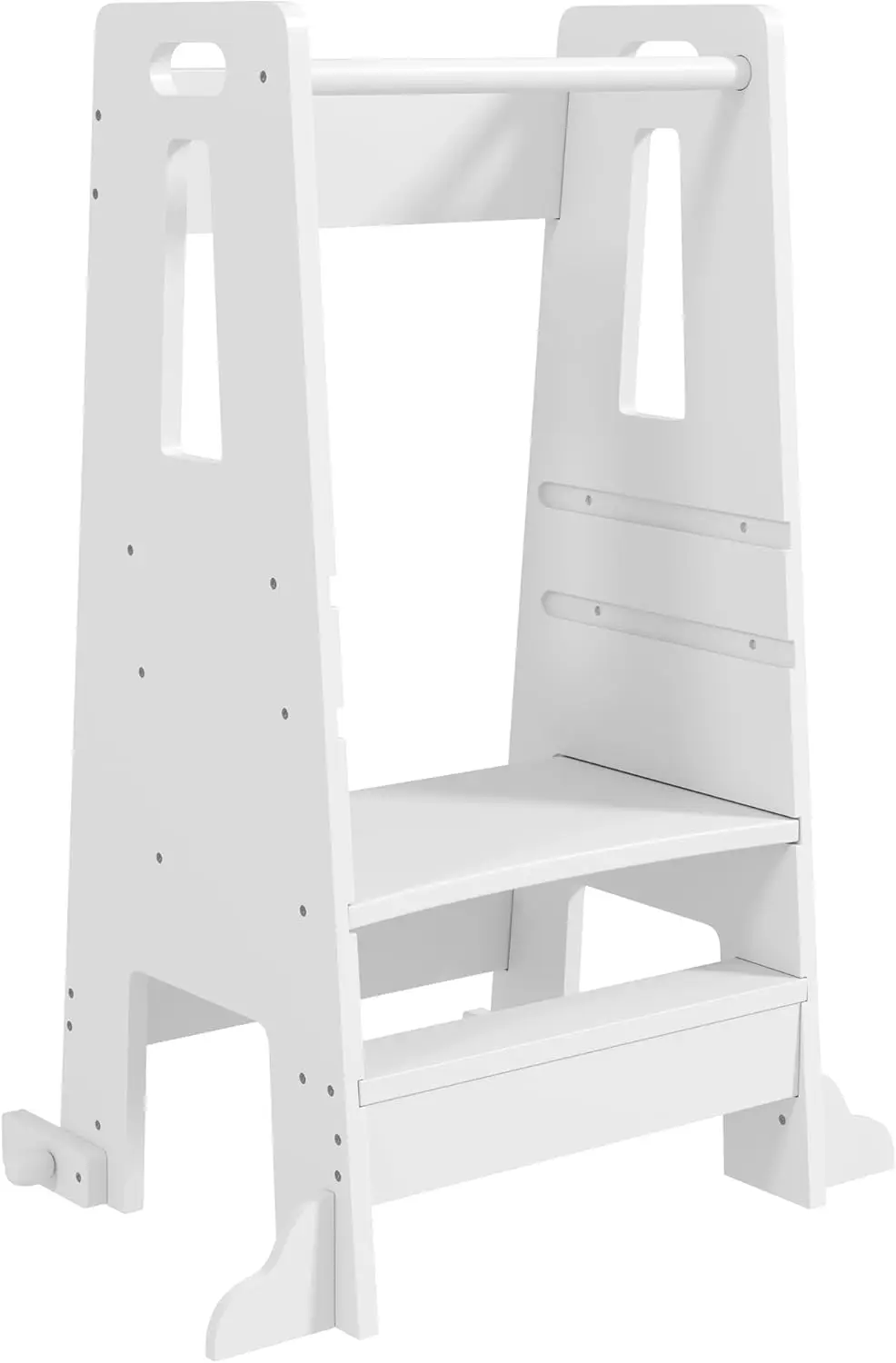 Toddler Tower With Safety Rail, Adjustable Height Toddler Kitchen Stool Helper With Handlbar, Step Stool For Toddlers 3-6
Toddler Tower With Safety Rail, Adjustable Height Toddler Kitchen Stool Helper With Handlbar, Step Stool For Toddlers 3-6