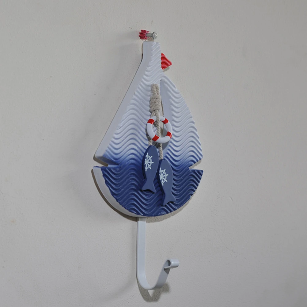 3 pcs Ocean Mediterranean Style Wooden Hangers Practical Hooks Decorative Clothes Storage Bright Color
3 pcs Ocean Mediterranean Style Wooden Hangers Practical Hooks Decorative Clothes Storage Bright Color