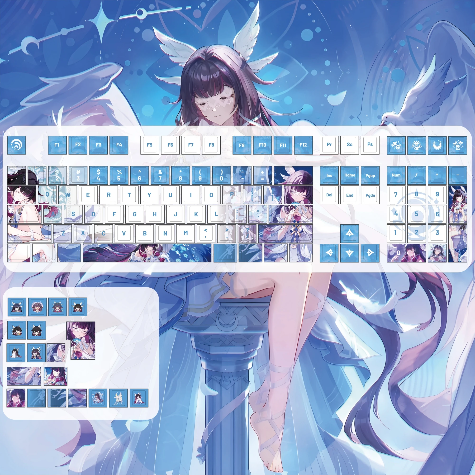 Колпачки для клавиш MAIMOOO Columbina Hyposelenia, профиль Cherry, PBT, на заказ, по мотивам игры Genshin Impact, аниме, для механической клавиатуры
Колпачки для клавиш MAIMOOO Columbina Hyposelenia, профиль Cherry, PBT, на заказ, по мотивам игры Genshin Impact, аниме, для механической клавиатуры